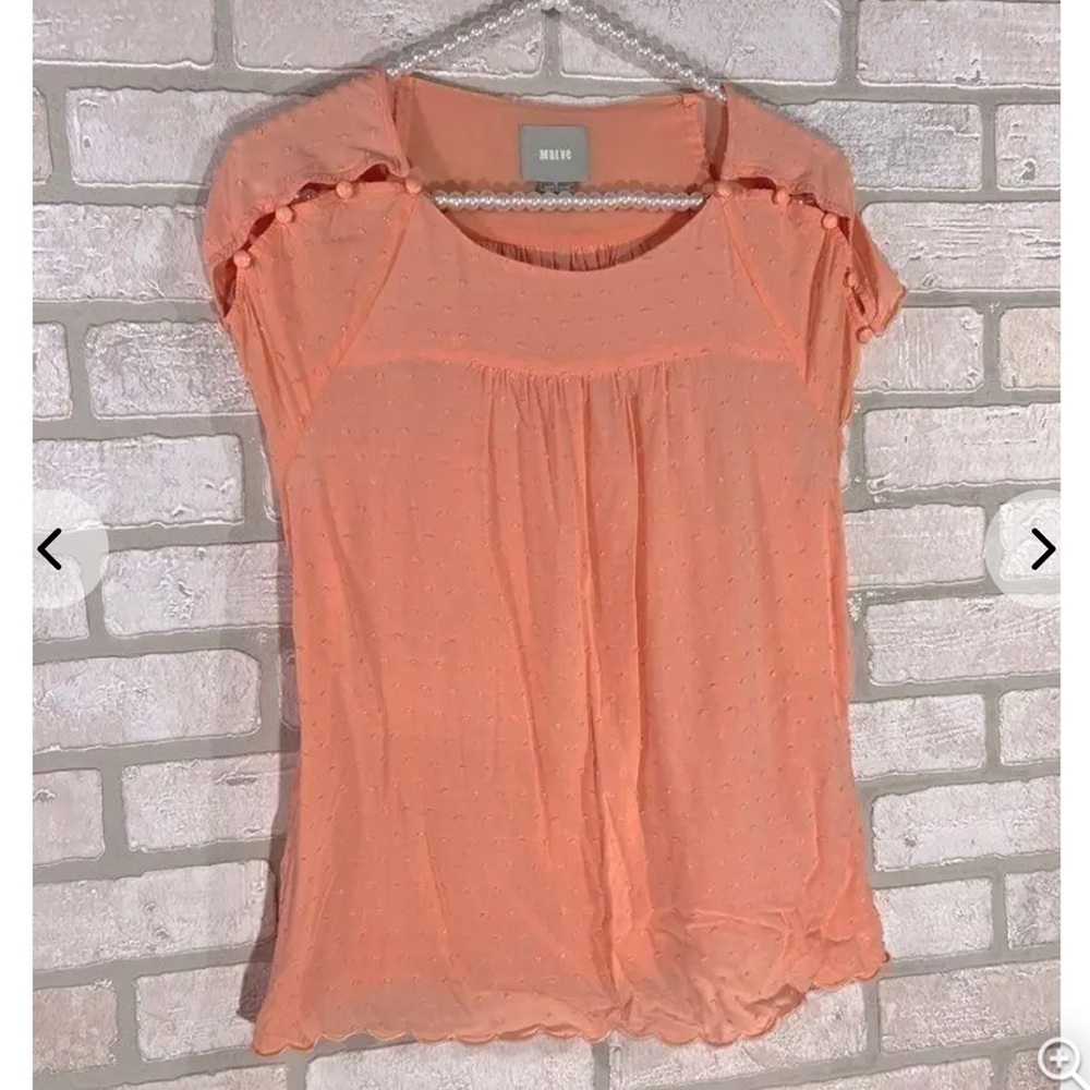 Maeve Swiss Dot Top